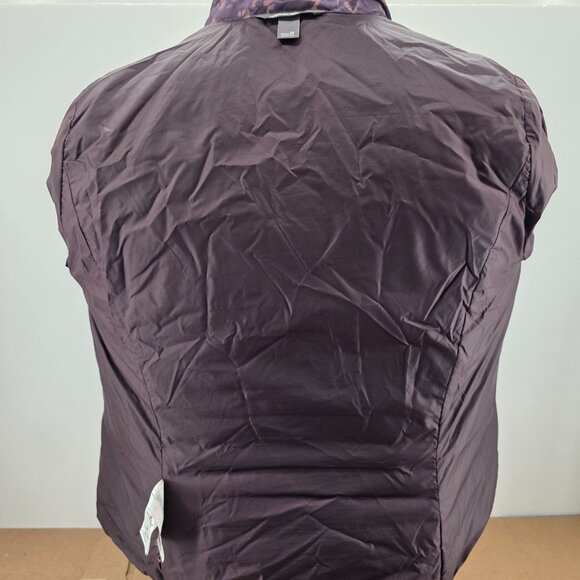 Eddie Bauer EB700 FloralGoose Down Quilted Purple  Puffer Jacket Womens Size XL - Picture 7 of 16